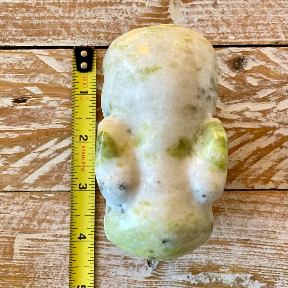 🐘Majestic Hand Carved Jade Elephant🐘 ~Over 1 lb! - Picture 12 of 15